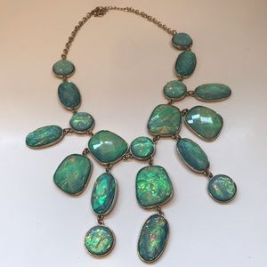 Turquoise statement necklace